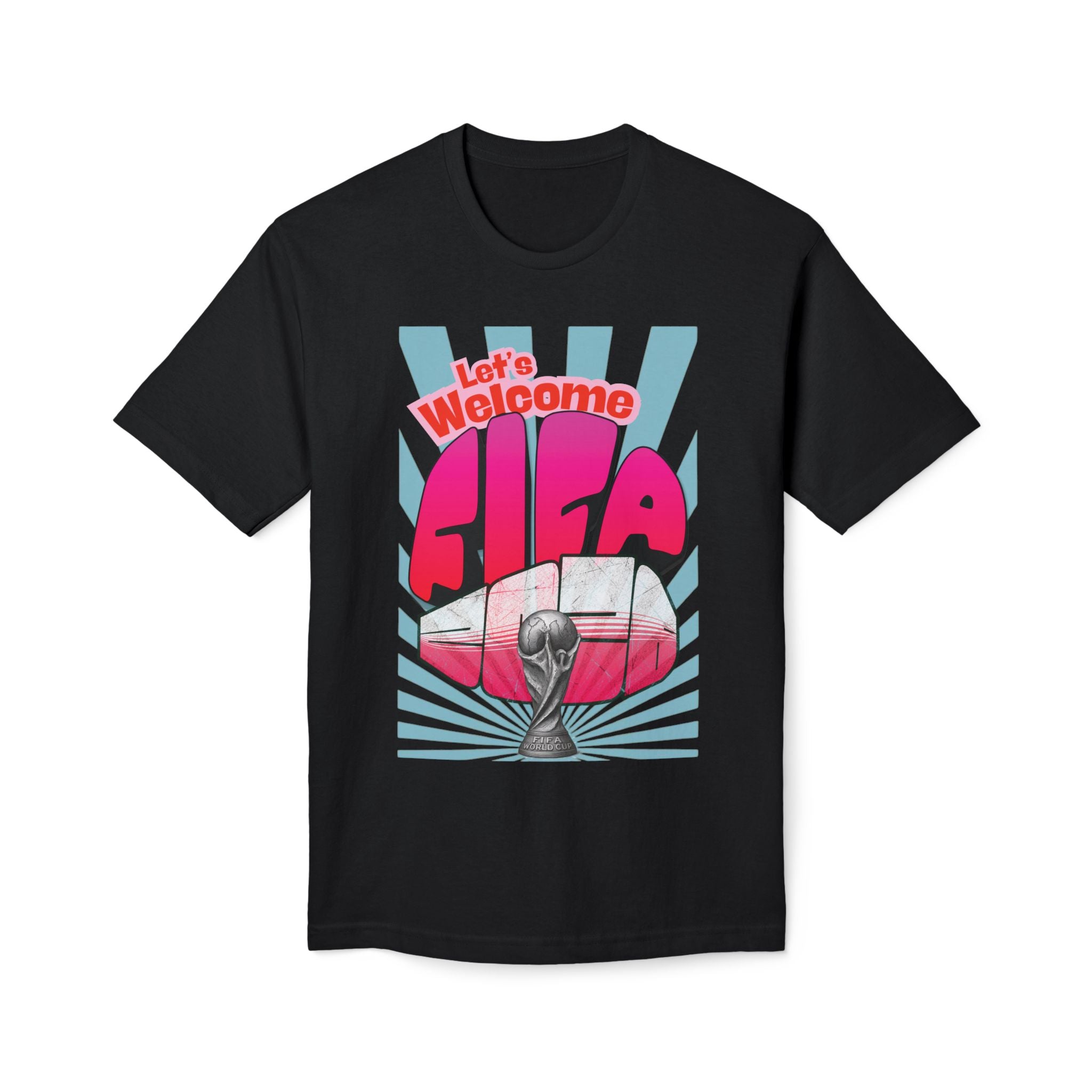 World Cup 2026 Soccer T-Shirt — FIFA Trophy Retro Graphic Tee