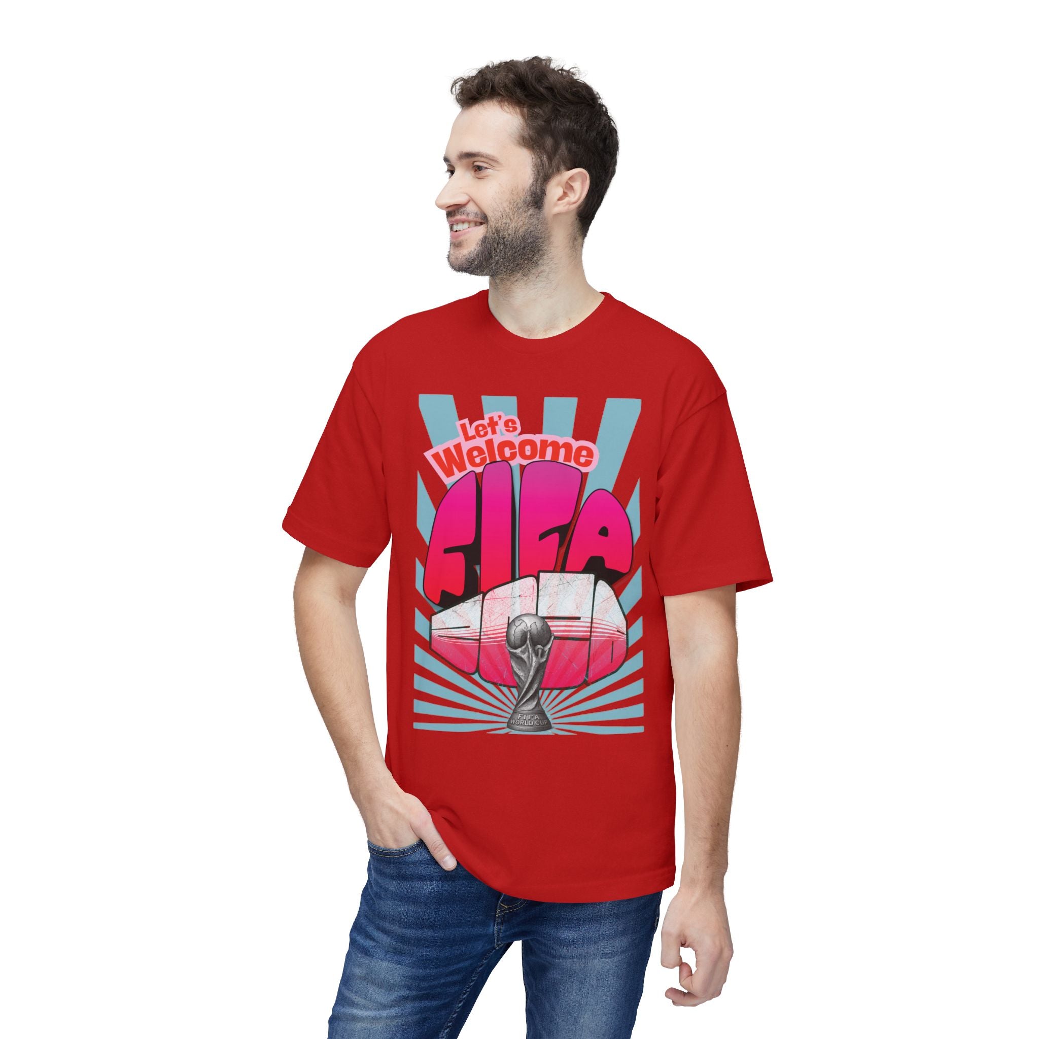 World Cup 2026 Soccer T-Shirt — FIFA Trophy Retro Graphic Tee