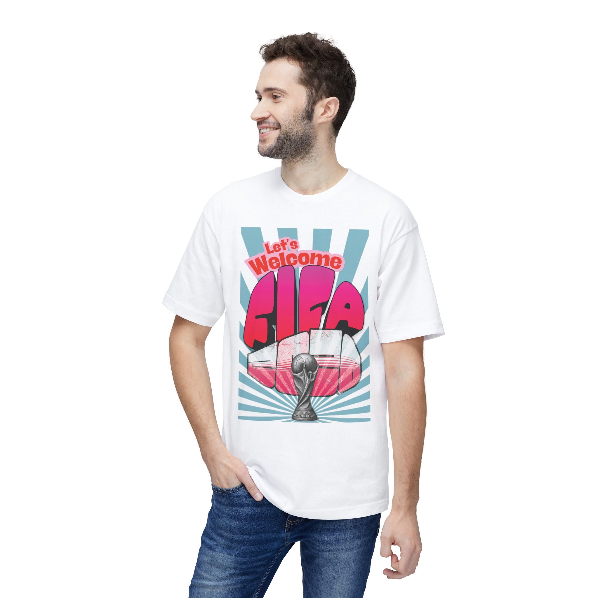 World Cup 2026 Soccer T-Shirt — FIFA Trophy Retro Graphic Tee