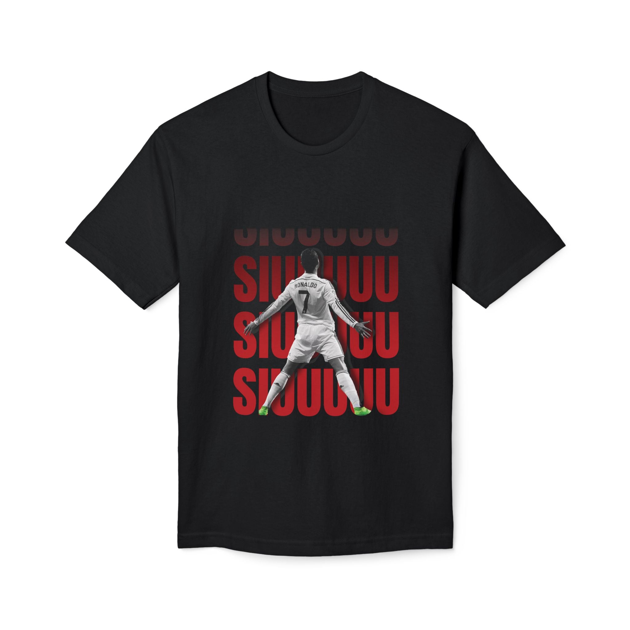 CR7 Siuuu Soccer Tee — Cristiano Ronaldo Fan Shirt