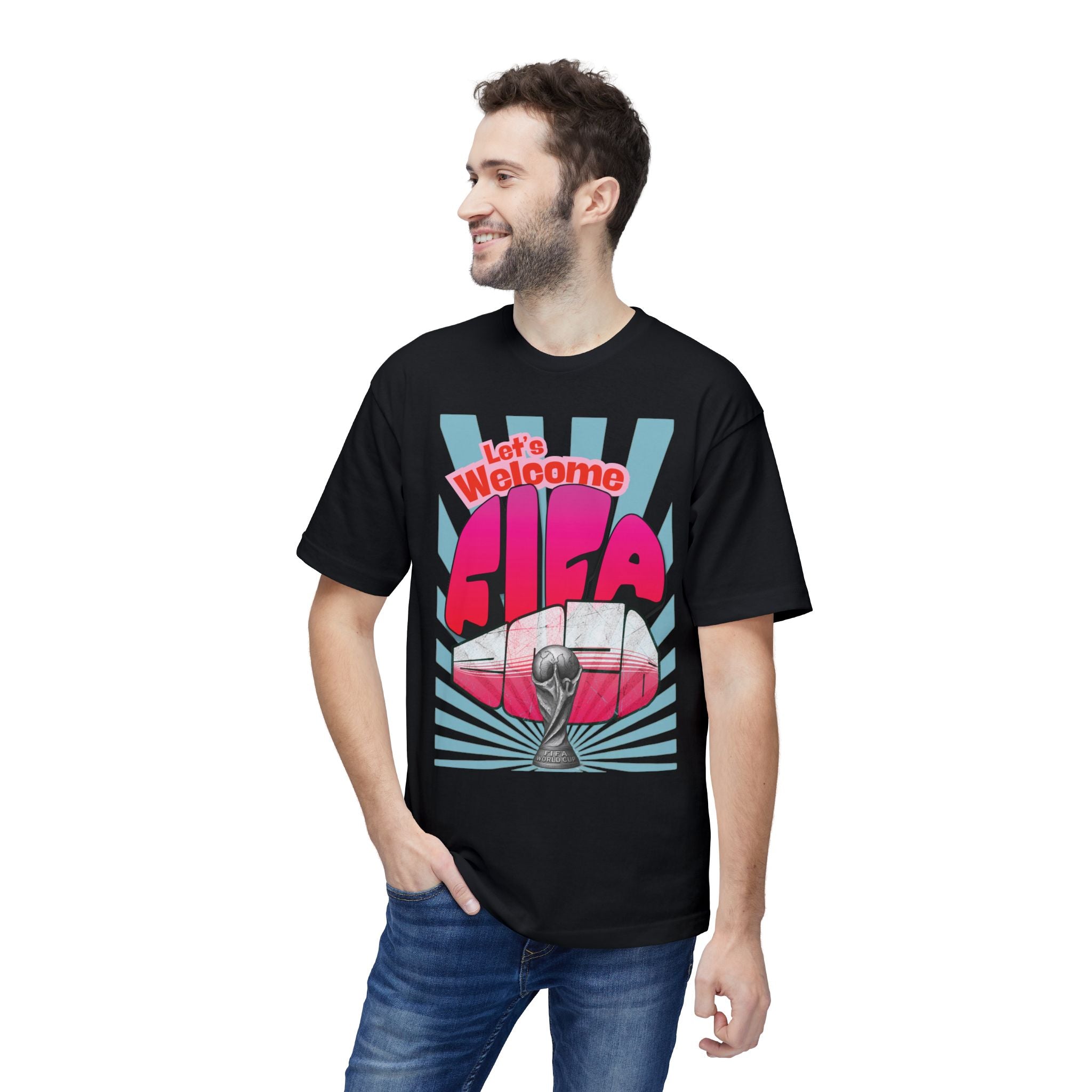 World Cup 2026 Soccer T-Shirt — FIFA Trophy Retro Graphic Tee