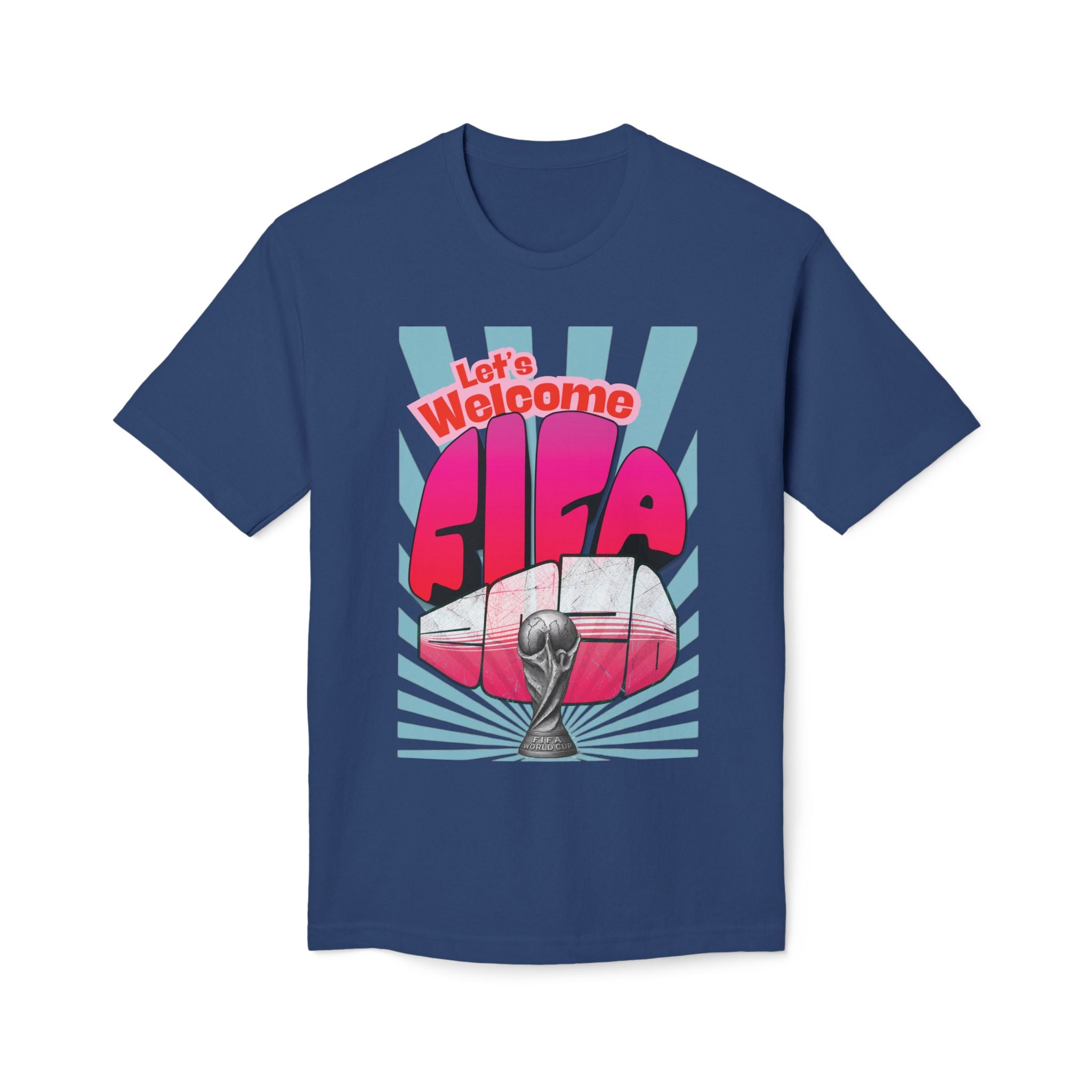 World Cup 2026 Soccer T-Shirt — FIFA Trophy Retro Graphic Tee