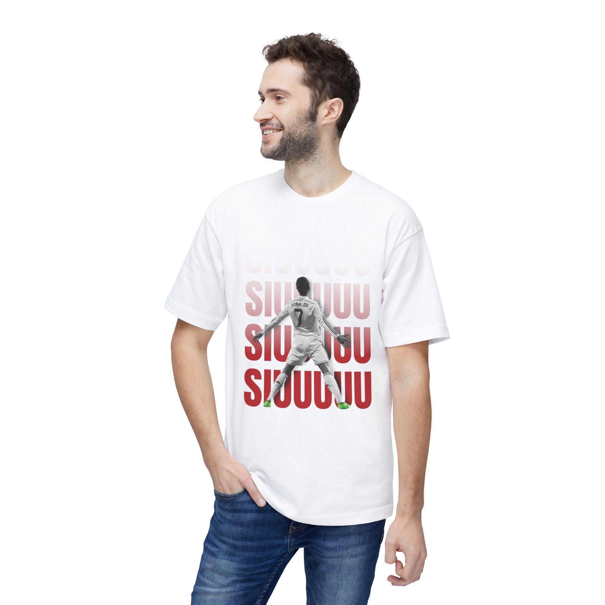 CR7 Siuuu Soccer Tee — Cristiano Ronaldo Fan Shirt
