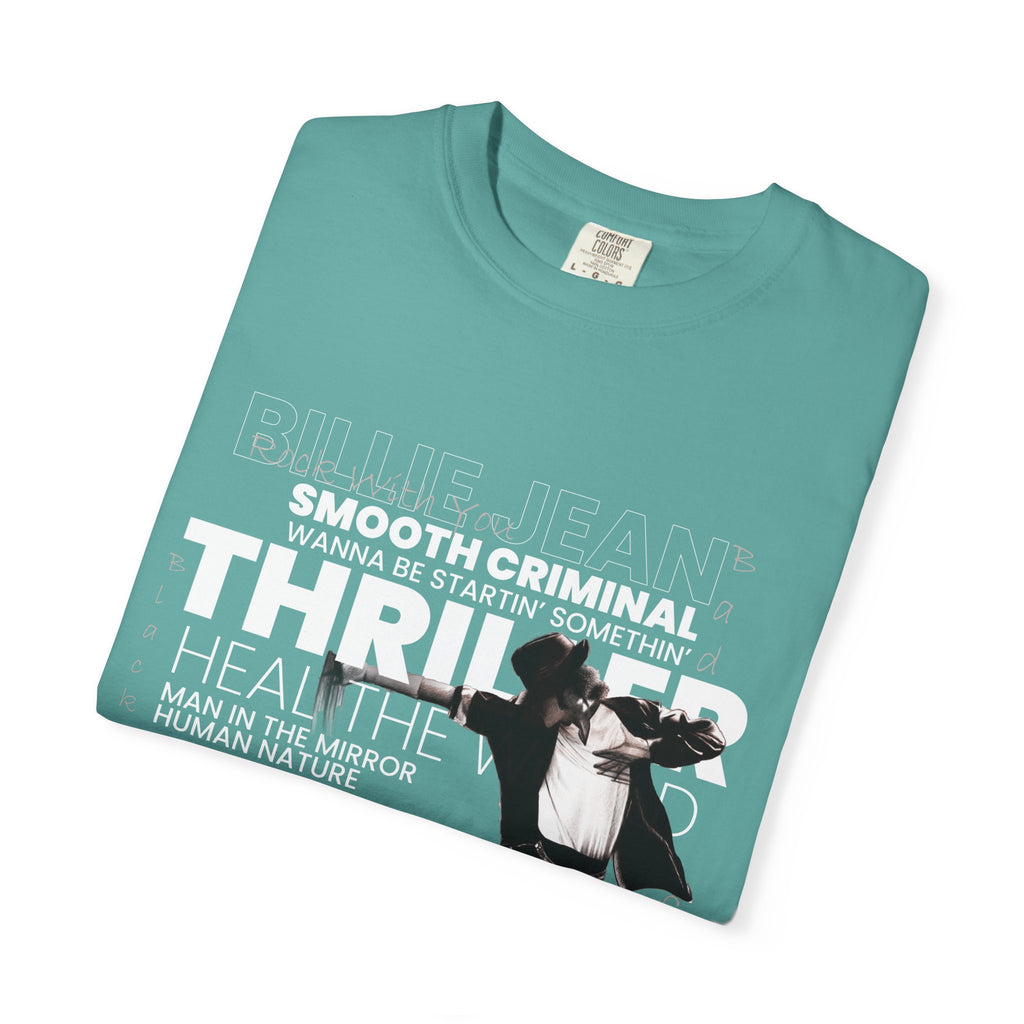 Michael Jackson Tribute T-Shirt — Thriller, Smooth Criminal & Beat It Lyrics Design