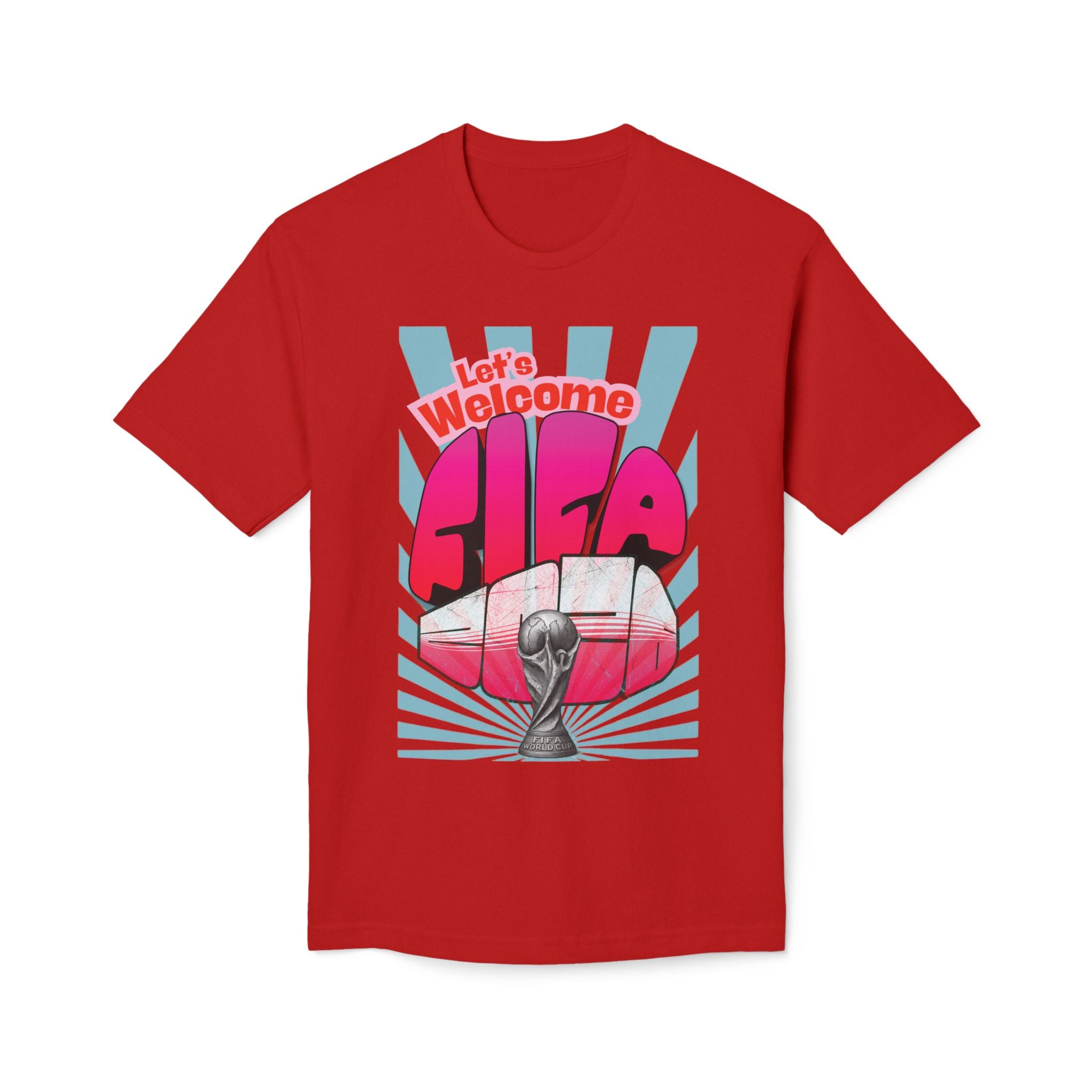 World Cup 2026 Soccer T-Shirt — FIFA Trophy Retro Graphic Tee