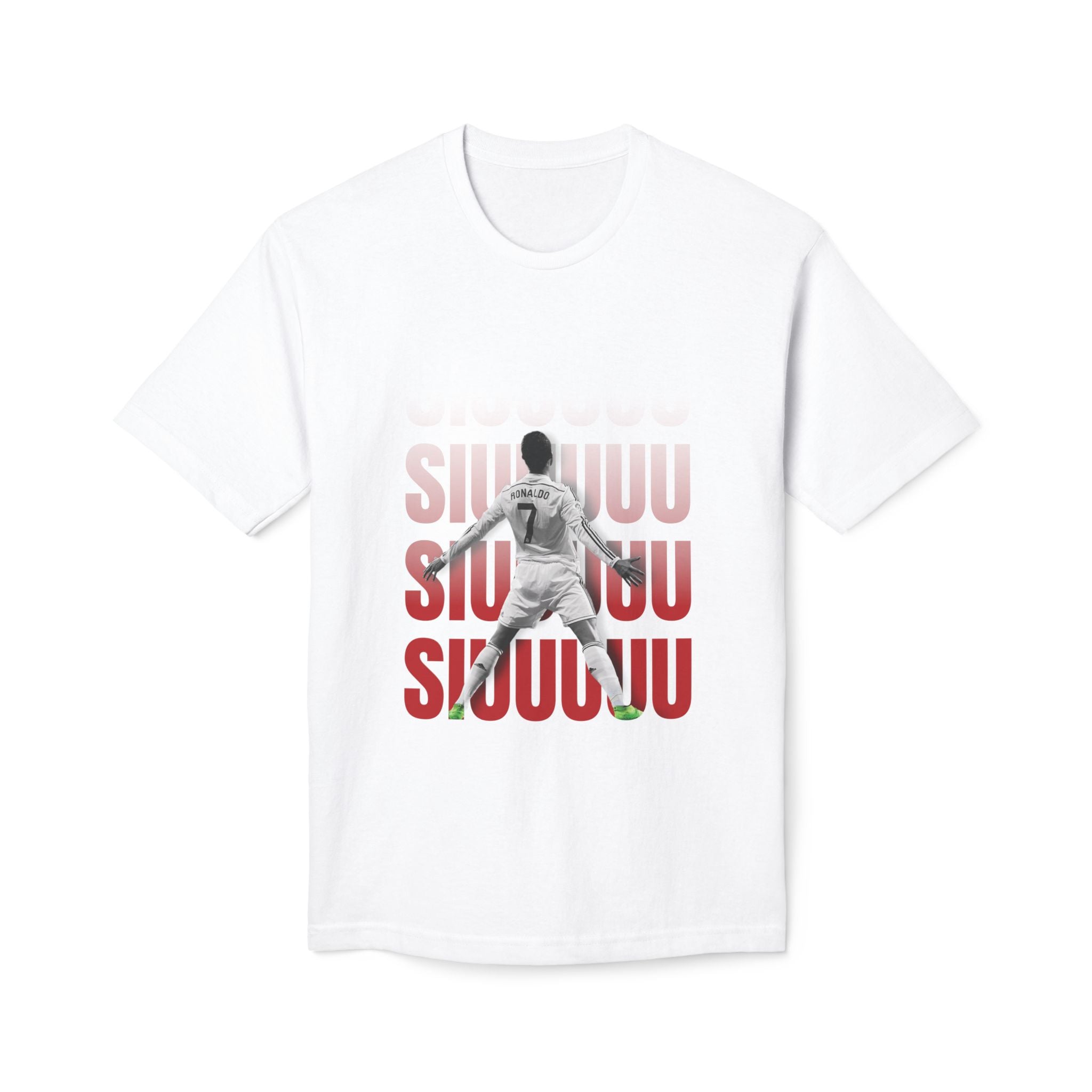 CR7 Siuuu Soccer Tee — Cristiano Ronaldo Fan Shirt