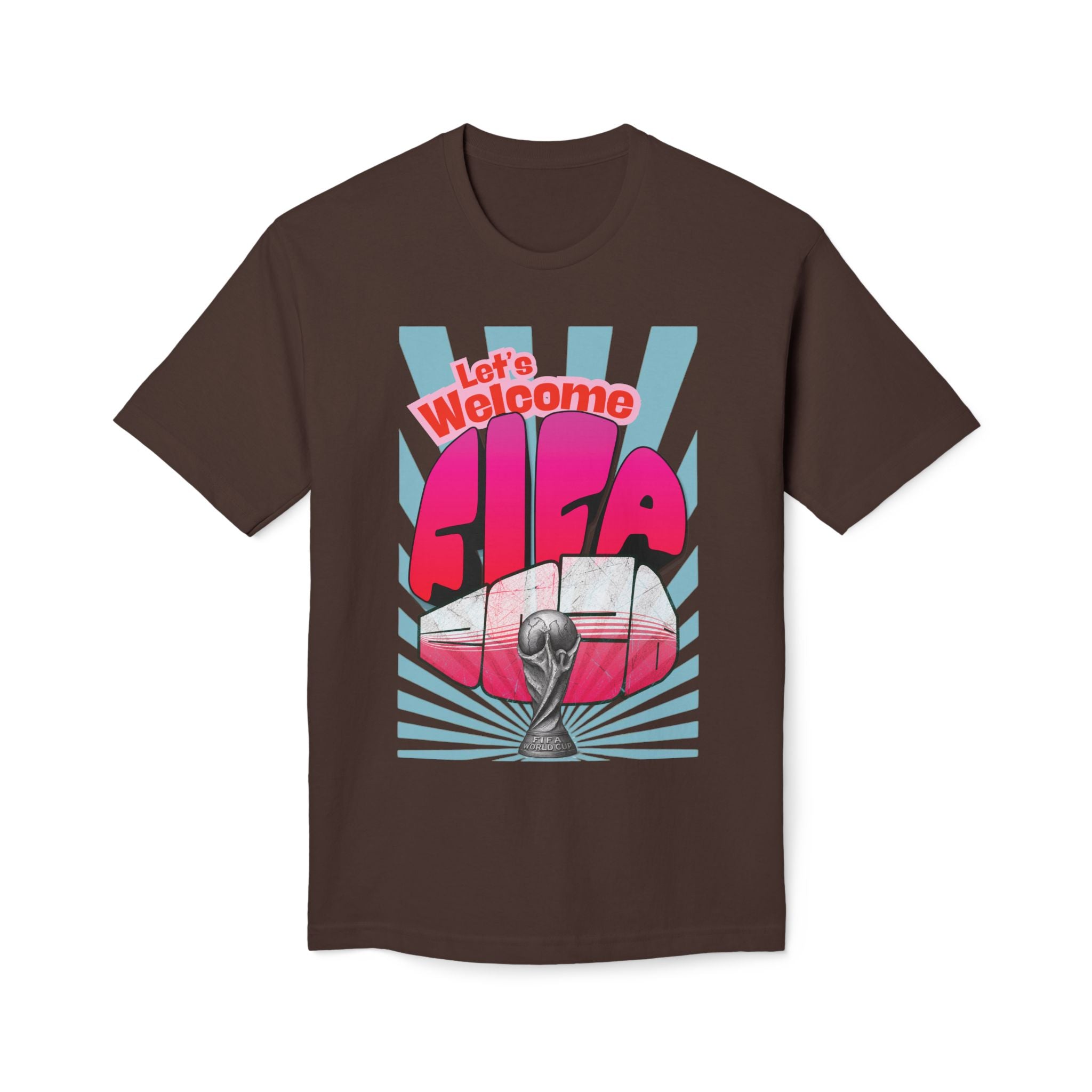 World Cup 2026 Soccer T-Shirt — FIFA Trophy Retro Graphic Tee