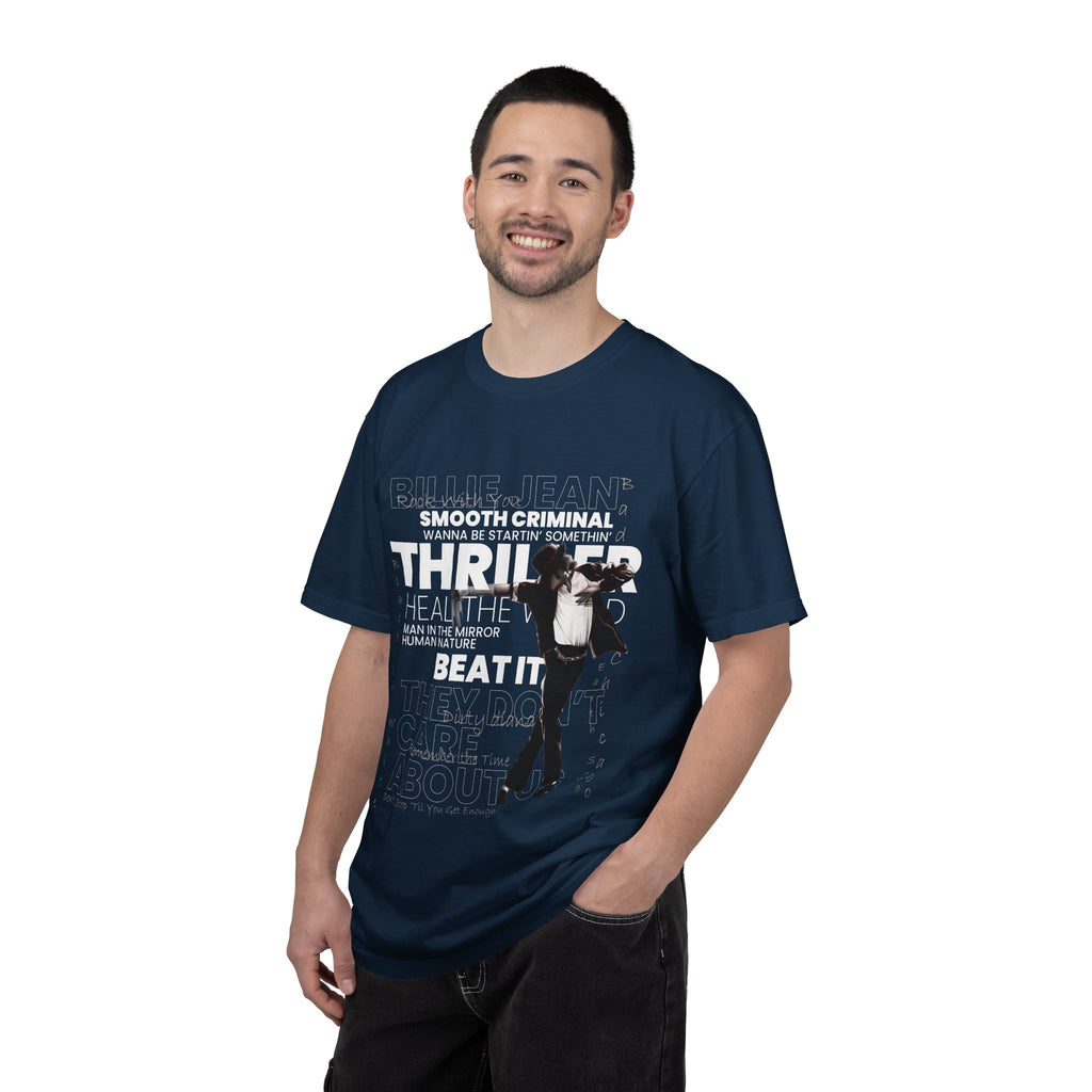 Michael Jackson Tribute T-Shirt — Thriller, Smooth Criminal & Beat It Lyrics Design