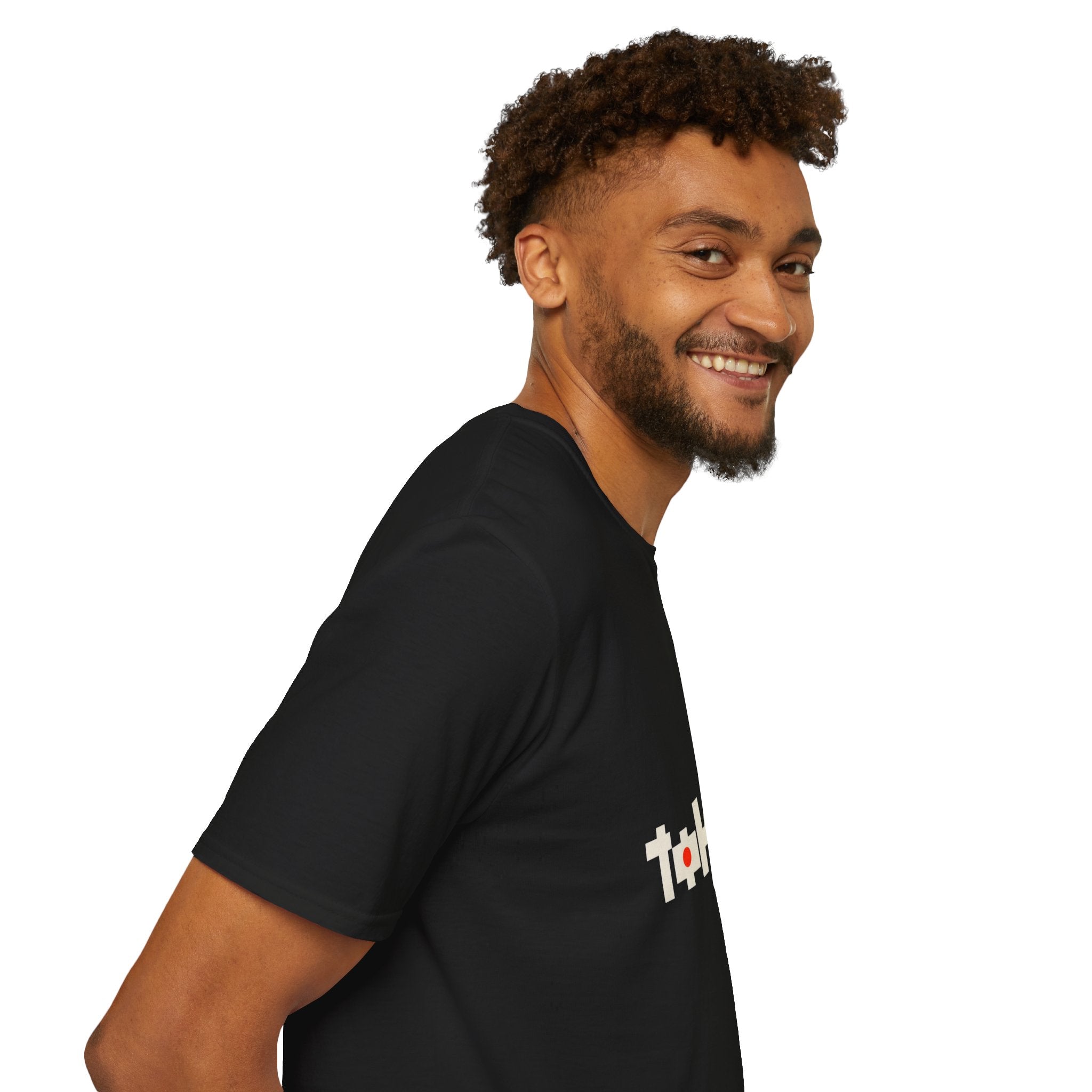 Tokyo Pixel Tee — "TOKYO" with Hinomaru O Dots & 日本 Kanji