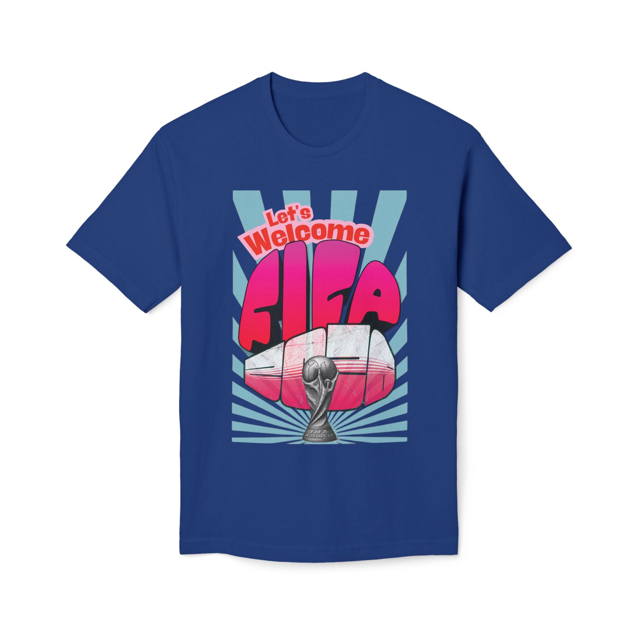 World Cup 2026 Soccer T-Shirt — FIFA Trophy Retro Graphic Tee