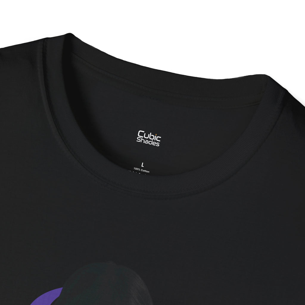 Wednesday Season 3 Graphic Tee — "WEDNESDAY" Purple Gothic Print
