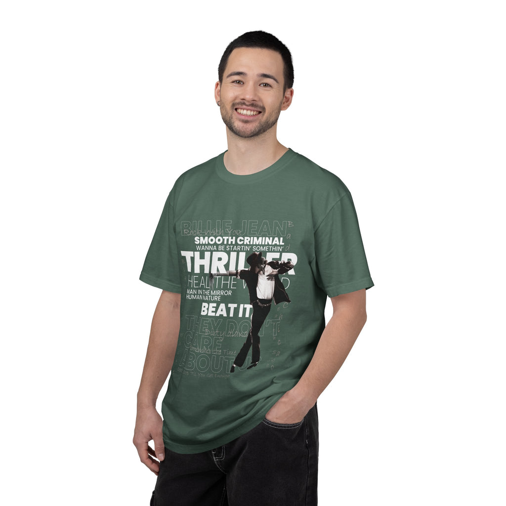 Michael Jackson Tribute T-Shirt — Thriller, Smooth Criminal & Beat It Lyrics Design