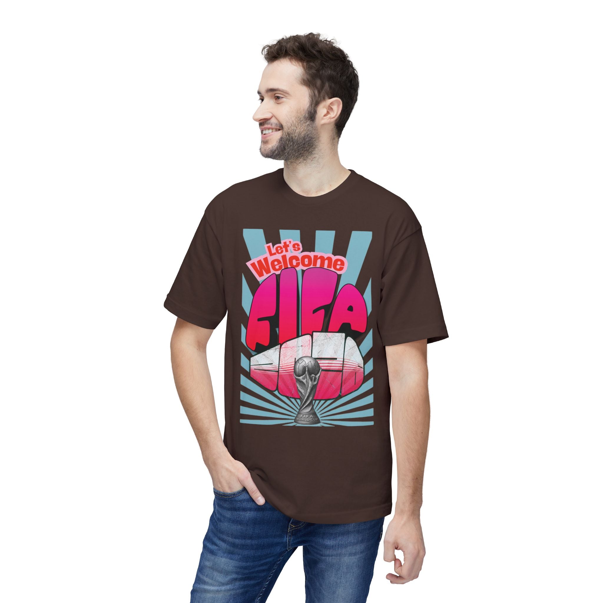 World Cup 2026 Soccer T-Shirt — FIFA Trophy Retro Graphic Tee