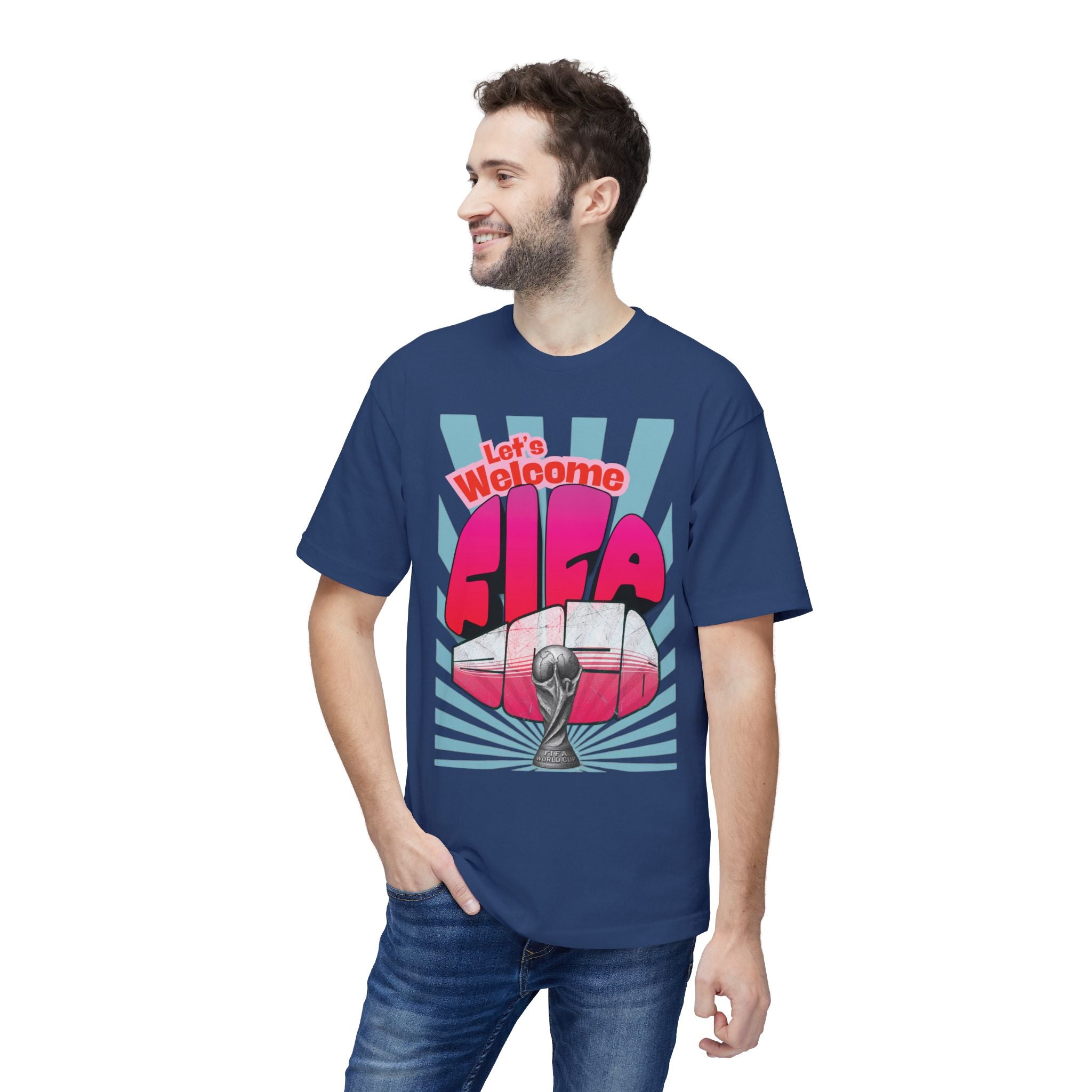World Cup 2026 Soccer T-Shirt — FIFA Trophy Retro Graphic Tee
