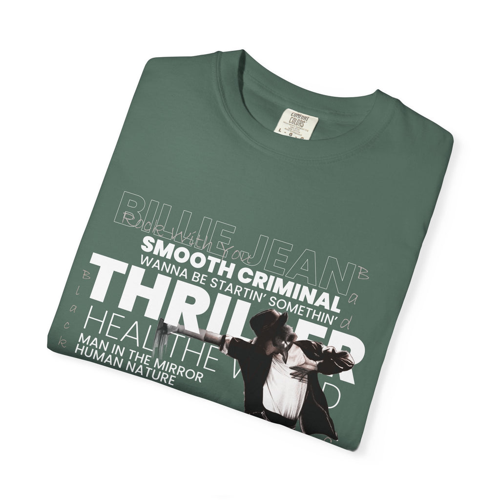 Michael Jackson Tribute T-Shirt — Thriller, Smooth Criminal & Beat It Lyrics Design