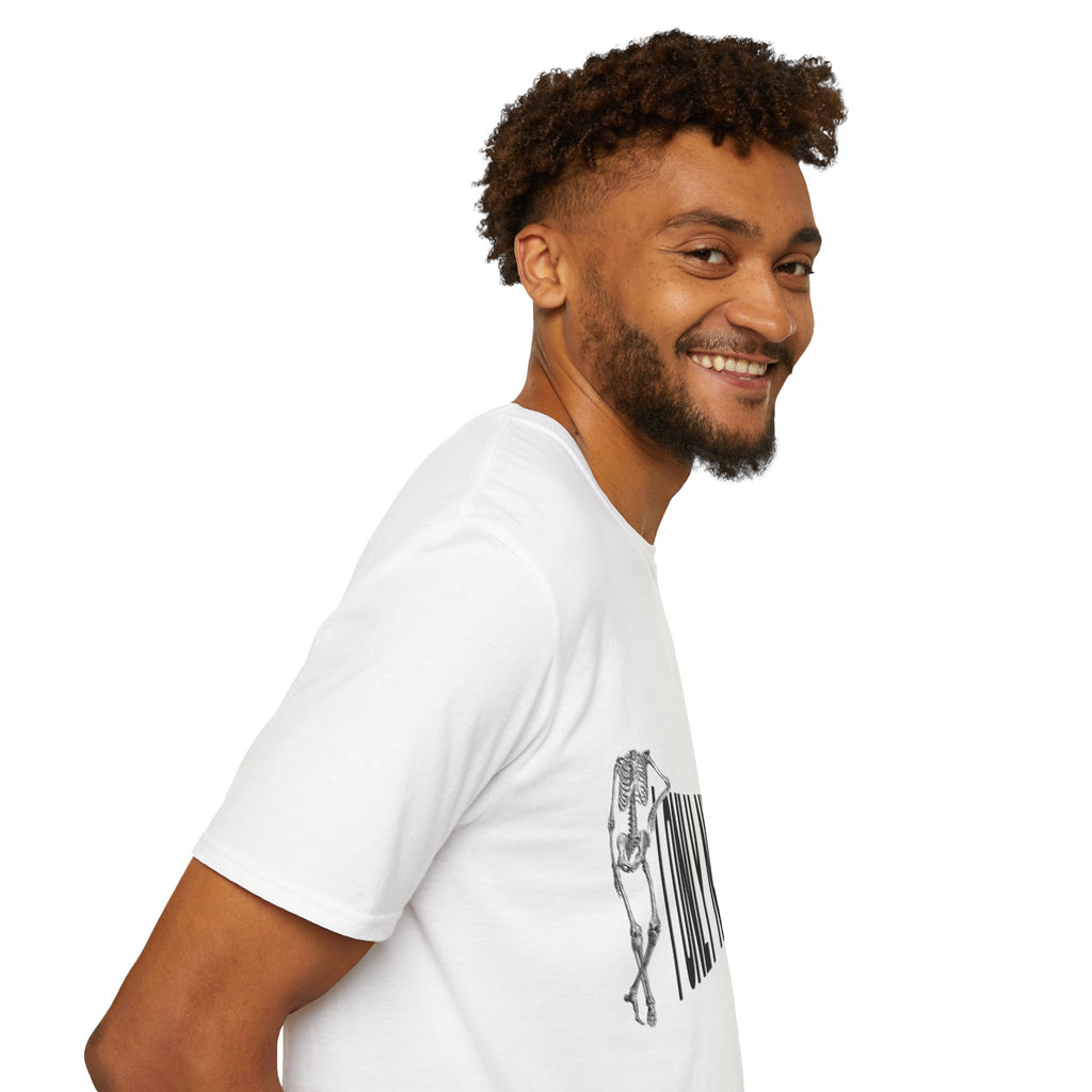 Skeleton Sports Tee — "I Only Need One Thing" Football & Soccer Graphic Shirt