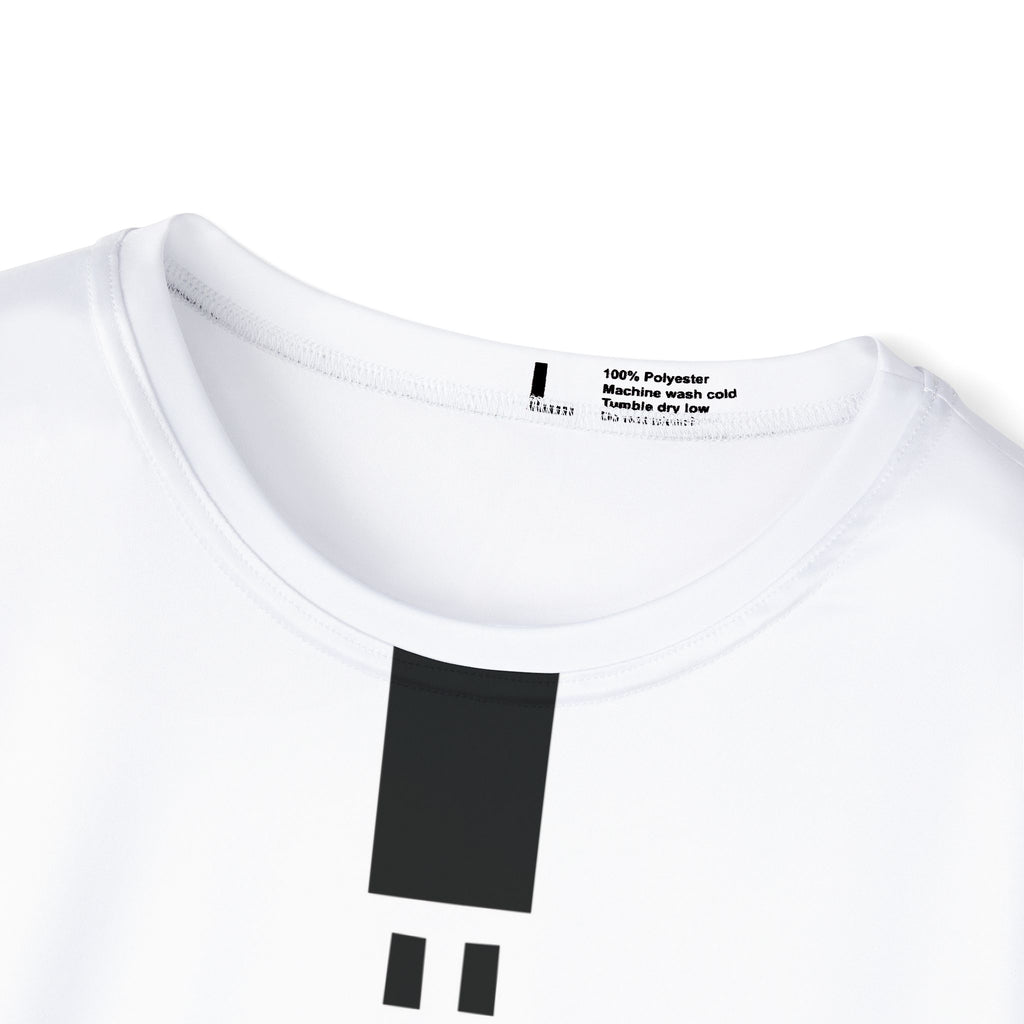 BELIEVER Oversized Tee — Bold Vertical Typography with Diagonal X Graphic