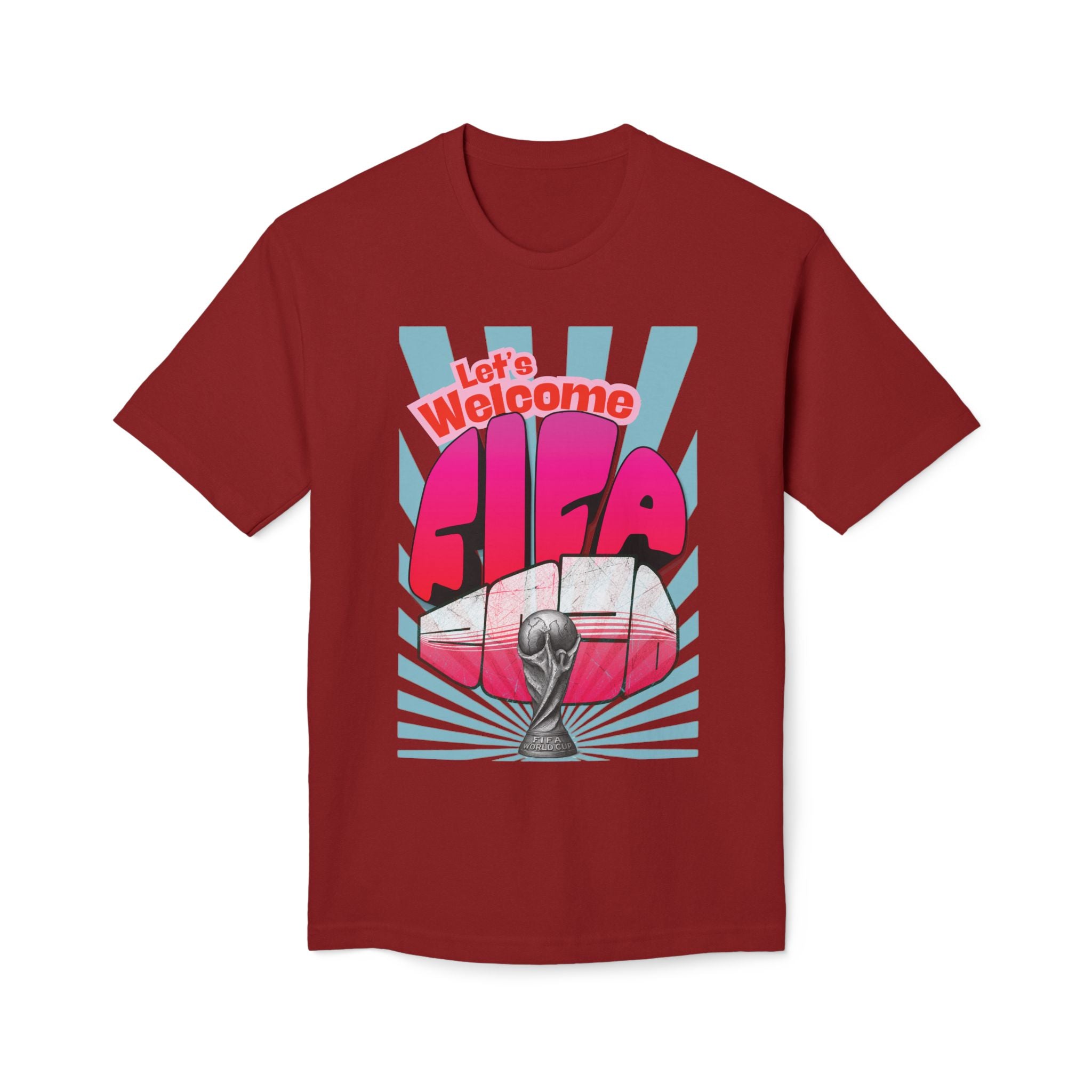 World Cup 2026 Soccer T-Shirt — FIFA Trophy Retro Graphic Tee