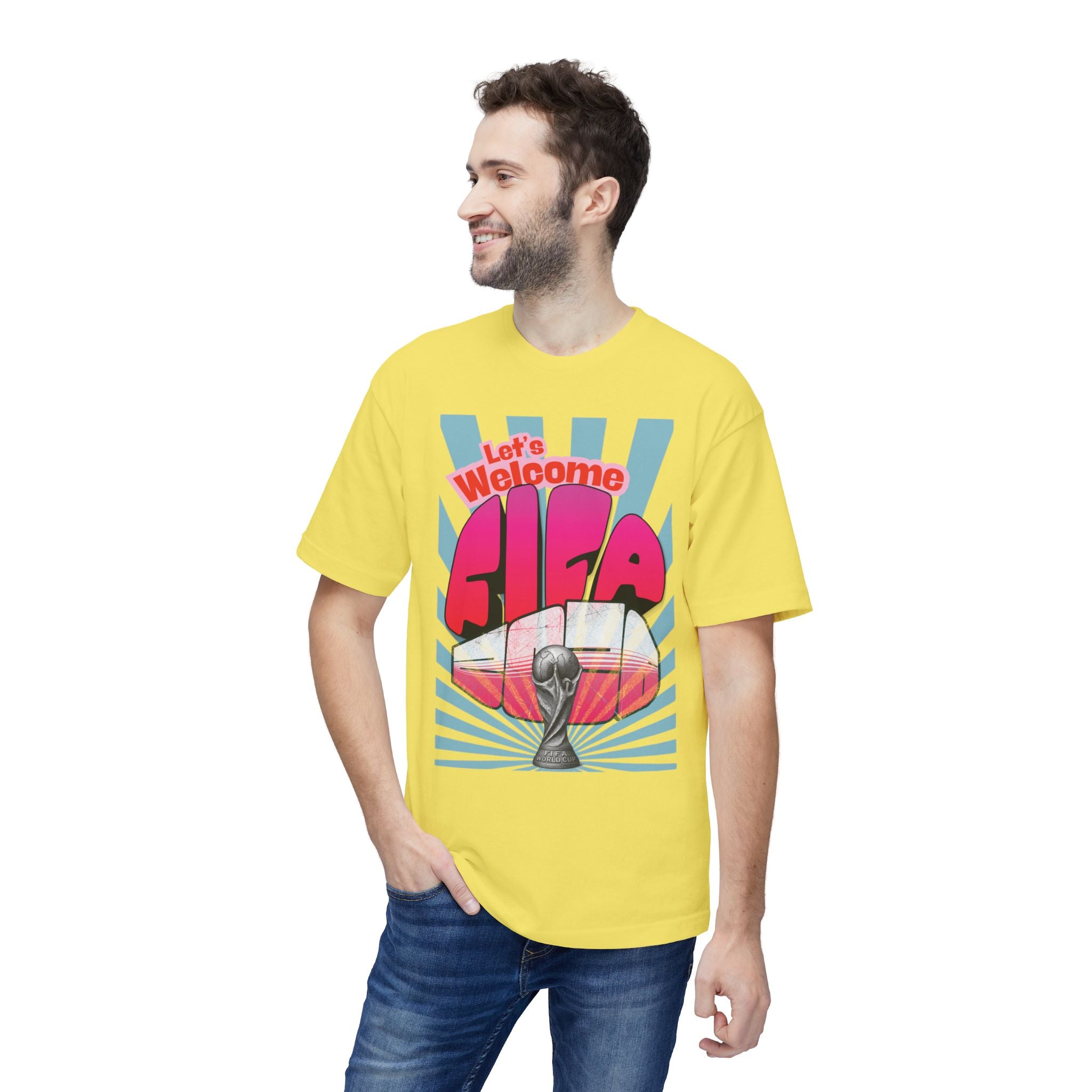 World Cup 2026 Soccer T-Shirt — FIFA Trophy Retro Graphic Tee