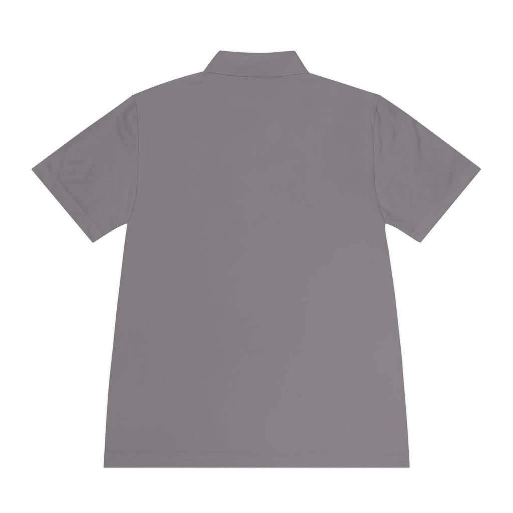 Cubic Shades Yellow Wordmark Polo — Men's Black Sport Polo